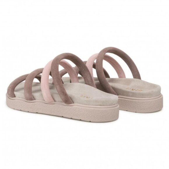 INUIKII Tube Platform Slides Taupe/Rose - Picture 5 of 10